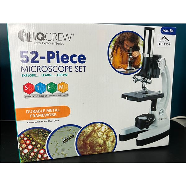 Lot of 1 IQCrew 52-Piece Microscope Set
