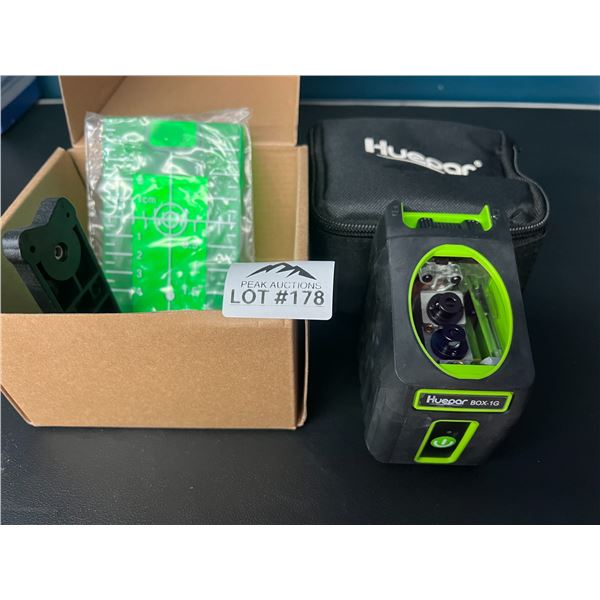 Lot of 1 Huepar Box-1G Cross Line Laser Level Tool