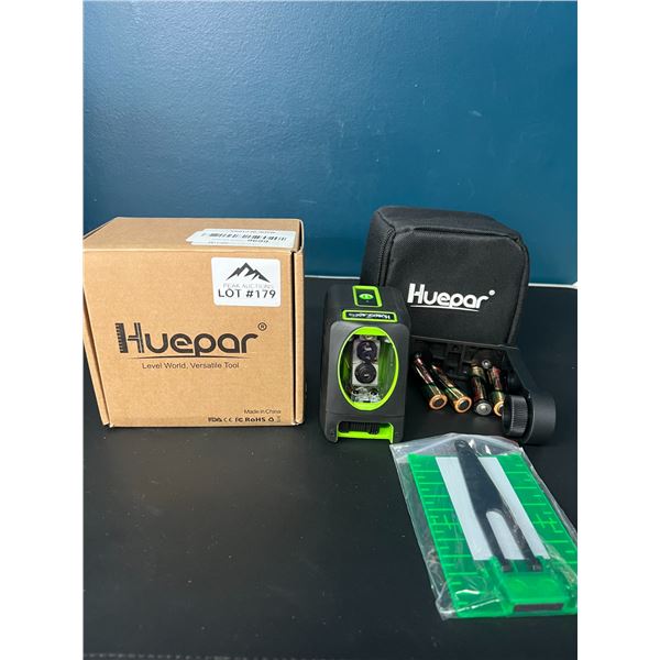 Lot of 1 Huepar Box-1G Cross Line Laser Level Tool