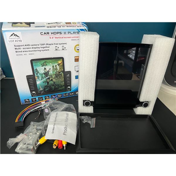 Lot of 1 Car HDP5-II Player - 9.5" Vertical Touch Screen w/ Mirrorlink
