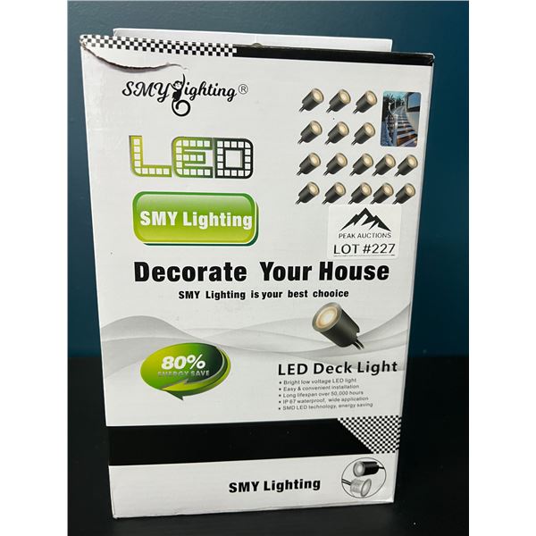 Lot of 1 LED Deck Light Kit - 16pcs