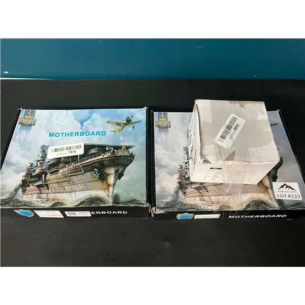 Lot of 2 Motherboards & 1x CPU Cooler for PC