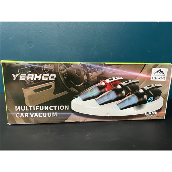 Lot of 1 Multifunction Car Vacuum