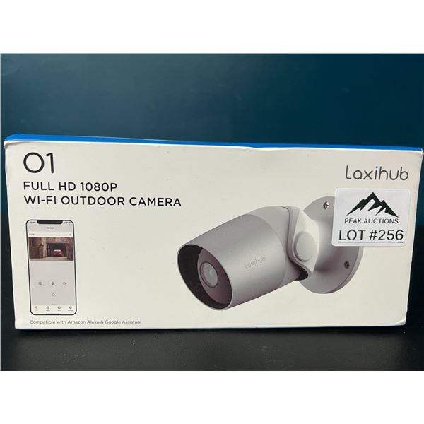 Lot of 1 Laxihub O1 Full HD 1080P Wi-Fi Outdoor Security Camera