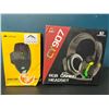 Image 1 : Lot of 1 Corsair Dark Core RGB Pro Wireless Gaming Mouse & 1 RGB Gaming Headset