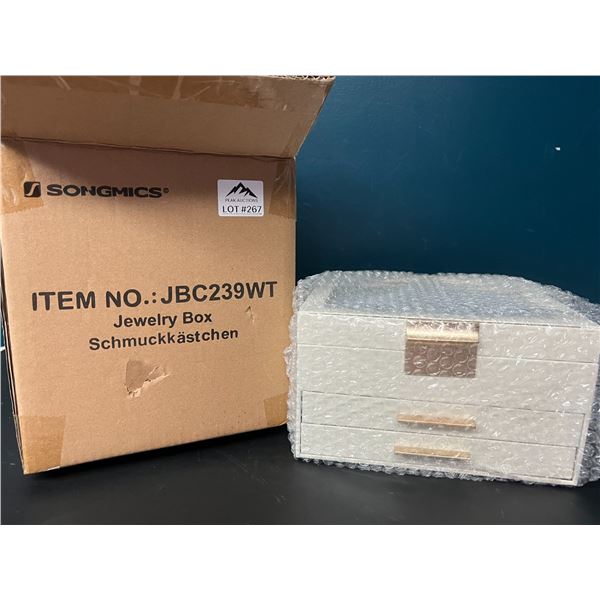 Lot of 1 Jewelry Box - White