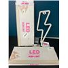 Image 1 : Lot of 2 LED Neon Lights - Lightning Bolt - 13 inches
