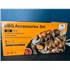 Image 2 : Lot of 1 25PC BBQ Accessories Set w/ Case