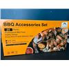 Image 1 : Lot of 1 25PC BBQ Accessories Set w/ Case