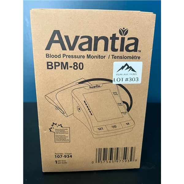Lot of 1 Avantia Blood Pressure Monitor