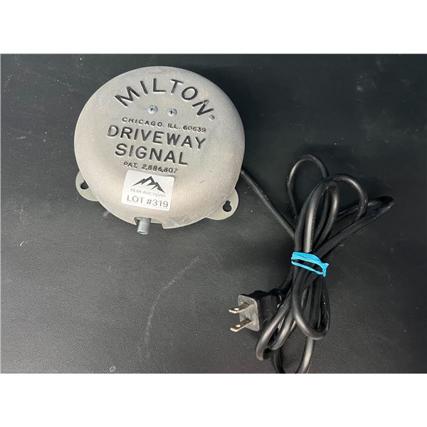 Lot of 1 Milton Driveway Signal Bell (*Used)