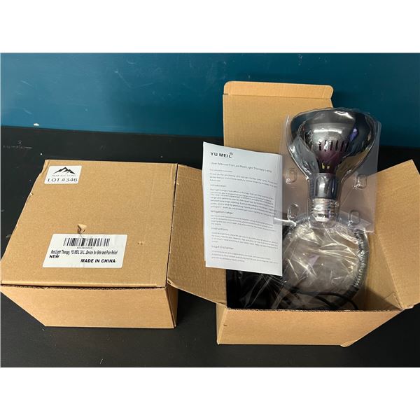 Lot of 2 Red Light Therapy Lamps