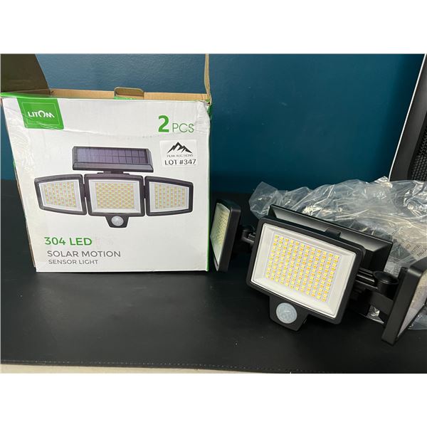 Lot of 1 2pack LED Solar Motion Sensor Lights