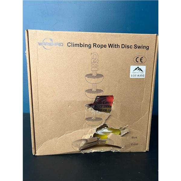 Lot of 1 Climbing Rope Disc Swing Set