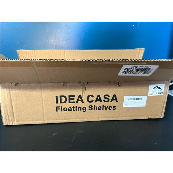 Lot of 1 2pack of Floating Wall Shelves - Black