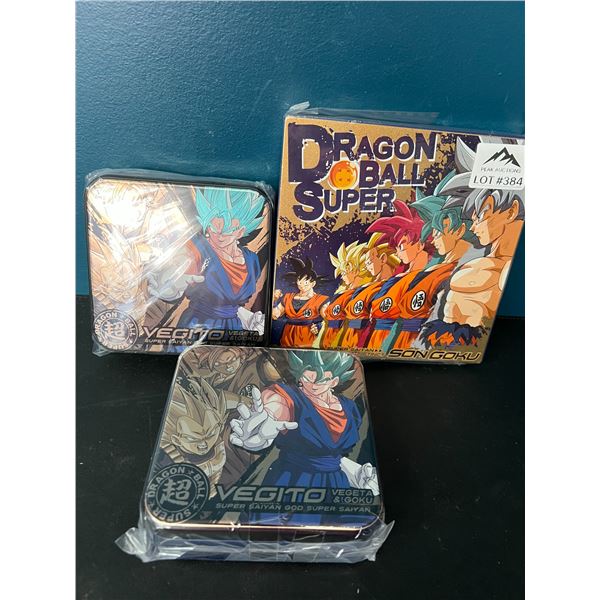 Lot of 3 Assorted Dragonball Tins
