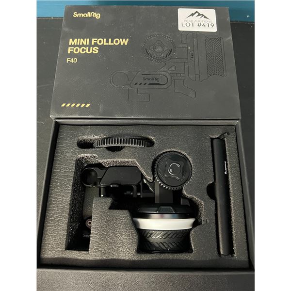 Lot of 1 SmallRig Mini Follow Focus F40 Camera Lens