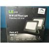 Image 1 : Lot of 1 2Pack LED 50W Flood Lights