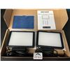 Image 1 : Lot of 1 Neewer 2pack Dimmable 5600K USB Colorful Video Lighting Kit w/ Tripod