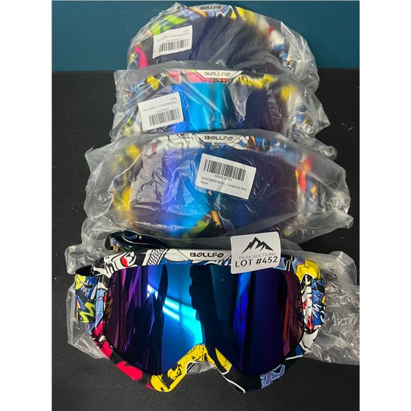 Lot of 4 Pairs of Ski/Snowboarding Goggles