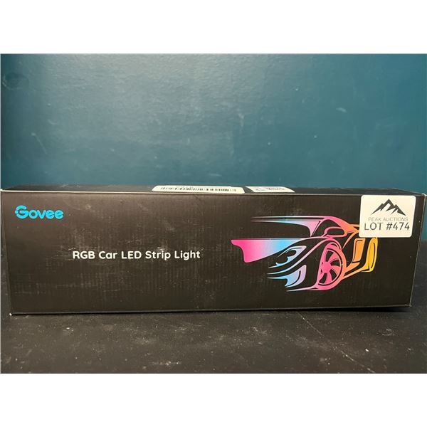 Lot of 1 Govee RGB Car LED Strip Light Kit