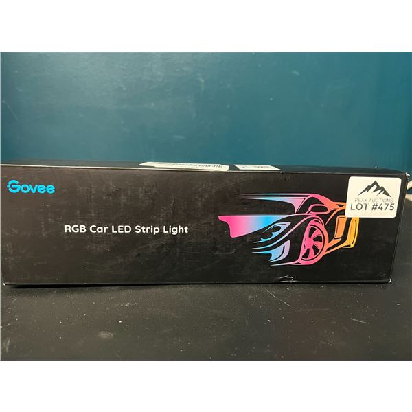 Lot of 1 Govee RGB Car LED Strip Light Kit