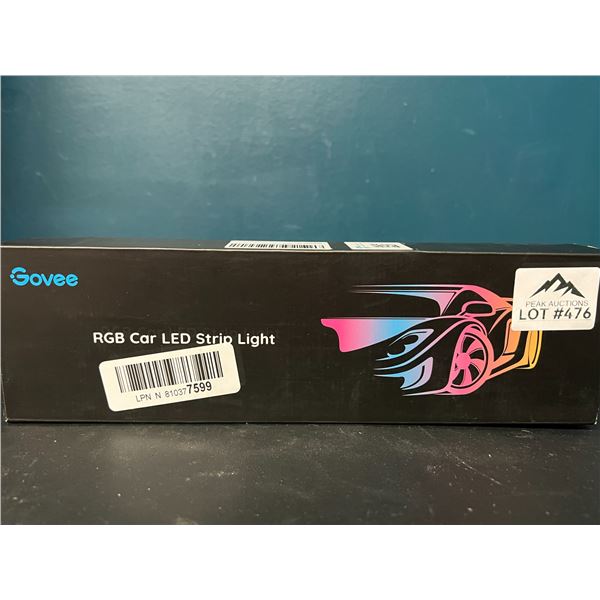 Lot of 1 Govee RGB Car LED Strip Light Kit
