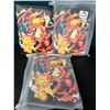Image 1 : Lot of 3 Pokemon Leather 4-Pocket Premium Card Binders