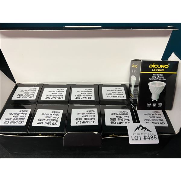 Lot of 1 10Pack of Dicuno LED Bulbs