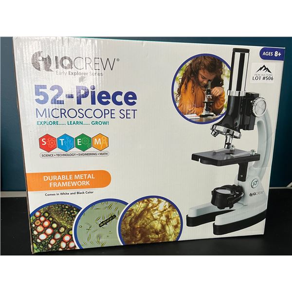Lot of 1 IQCrew 52-Piece Microscope Set