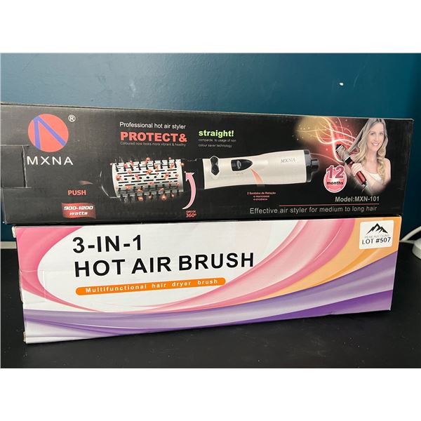 Lot of 2 Hot Air Brush Hair Styling Tools