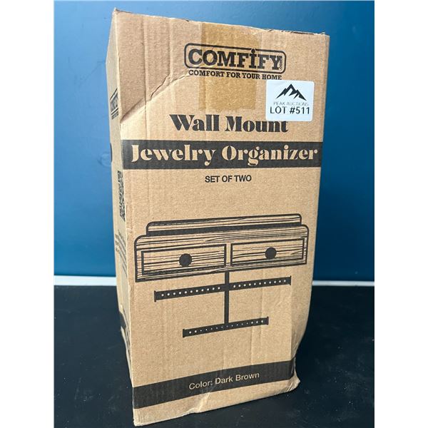 Lot of 1 Wall Mounted Jewelry Organizer