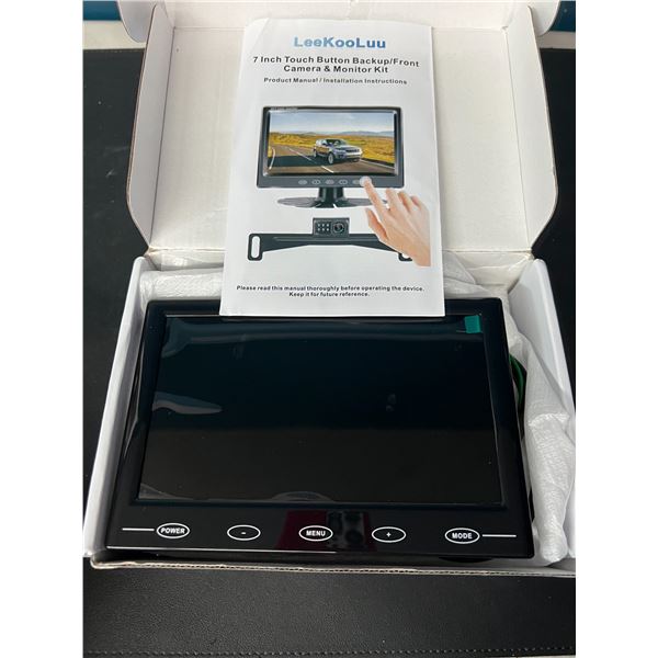Lot of 1 7 Inch Touch Screen Backup/Front Camera & Monitor Kit