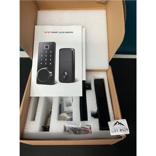 Lot of 1 M7BZ Smart Keyless Door Lock w/ Touchpad & Fingerprint Control
