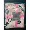 Image 2 : Lot of 1 Wearable Blanket Oversized Sherpa Hoodie - Pink BullDog Design by Three Poodle