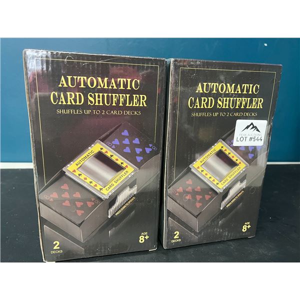 Lot of 2 Automatic Card Shufflers