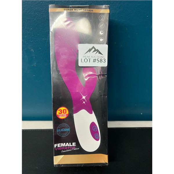 Lot of 1 Silicone Vibrating Sex Toy for Women