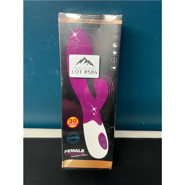 Lot of 1 Silicone Vibrating Sex Toy for Women