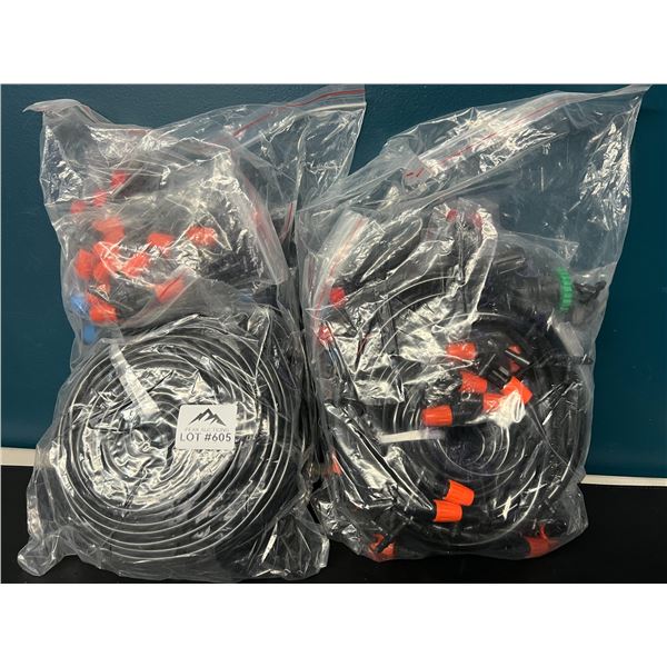 Lot of 2 Garden Drain Trickle Hoses