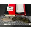 Image 2 : Lot of 1 Spyderco Delica 4 Lightweight Zome Green Folding Knife