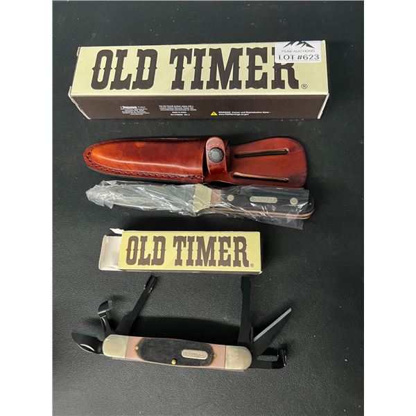 Lot of 2 Old Timer Knives