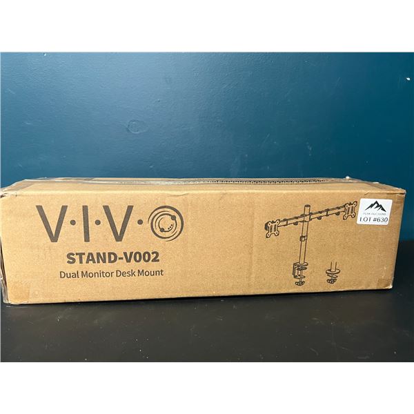 Lot of 1 VIVO Dual Monitor Desk Mount