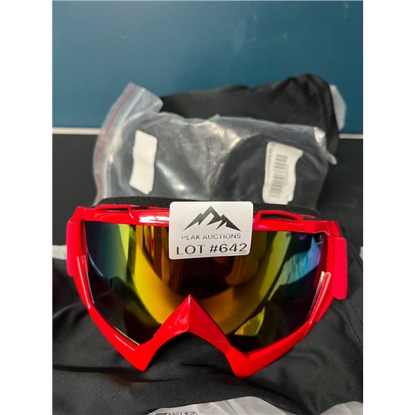 Lot of 3 Assorted Ski/Snowboarding Goggles