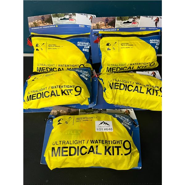 Lot of 5 Adventure Medical Kits - Ultralight/Watertight