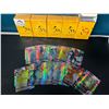Image 1 : Lot of 5 Packs of Fan Art Foil Pokemon Cards - 100pcs each