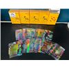Image 1 : Lot of 5 Packs of Fan Art Foil Pokemon Cards - 100pcs each