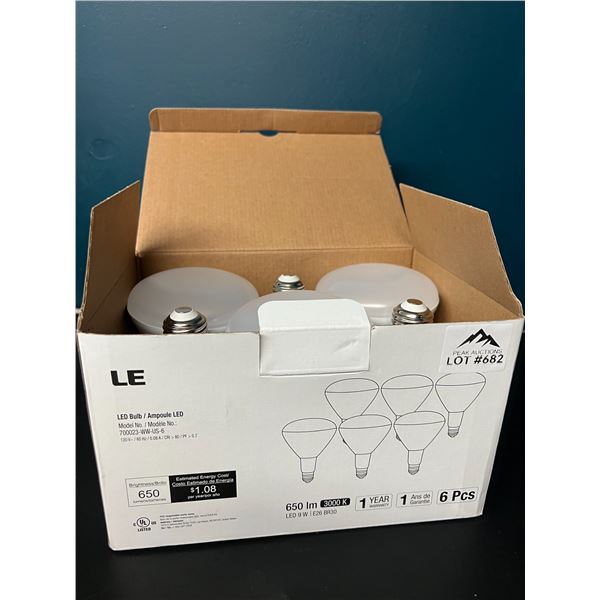 Lot of 1 6pack LED LE Bulbs
