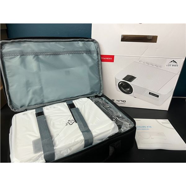Lot of 1 Vankyo Leisure 470 Full HD Wireless Mini Projector