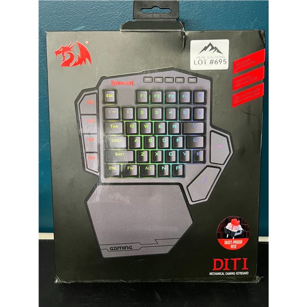 Lot of 1 Red Dragon DITI Mechanical Gaming Keyboard