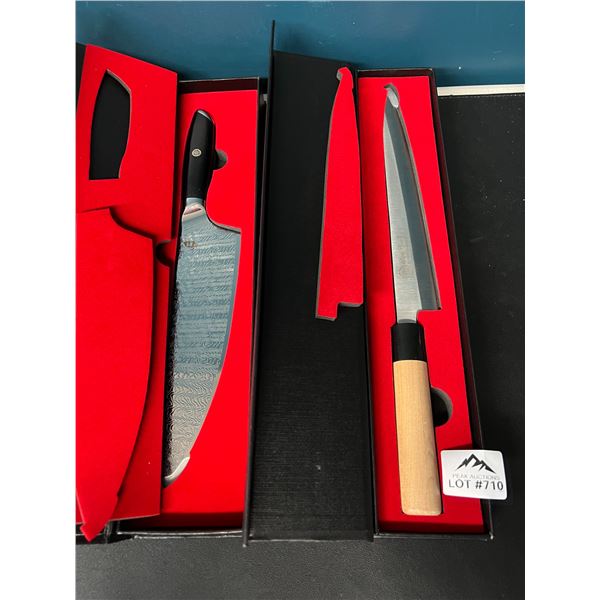 Lot of 2 Professional Kitchen Knives - Tuo Falcon S & Other